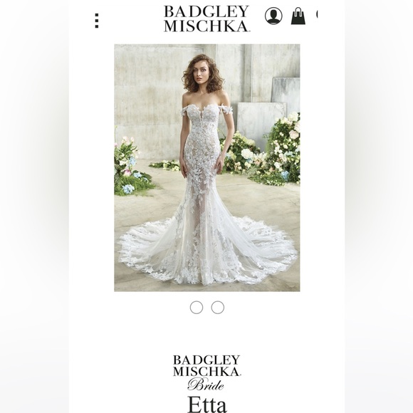 Badgley Mischka bride Etta dress - Picture 2 of 9